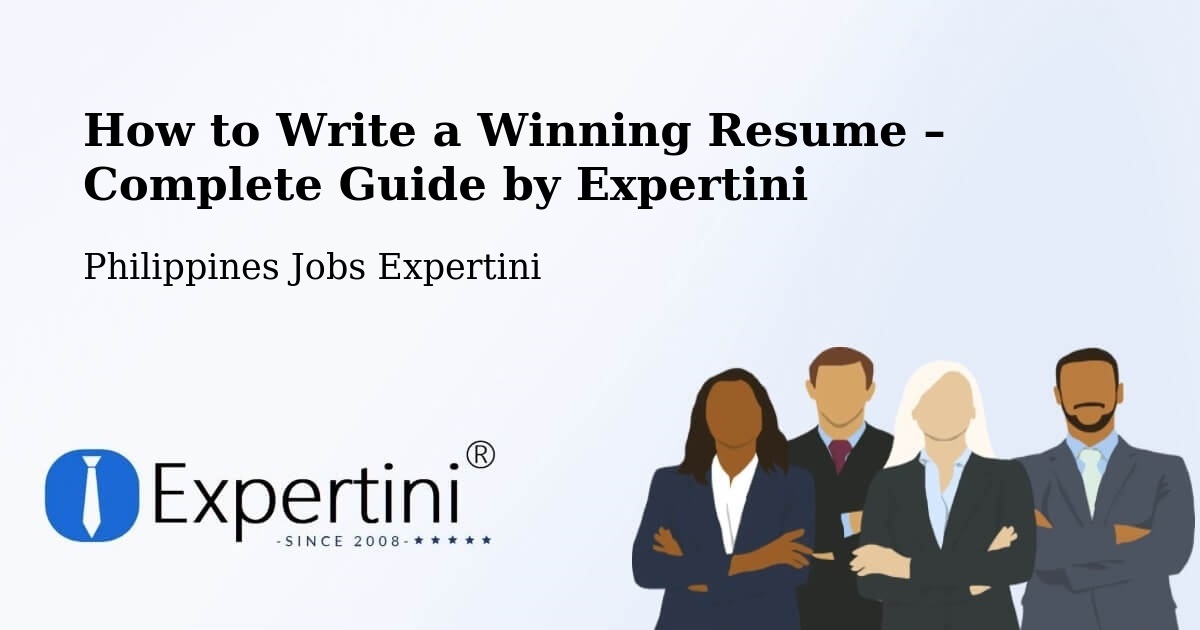 Resume Writing Guide for Job Seekers – Pasuquin - Pasuquin, Philippines Jobs Expertini